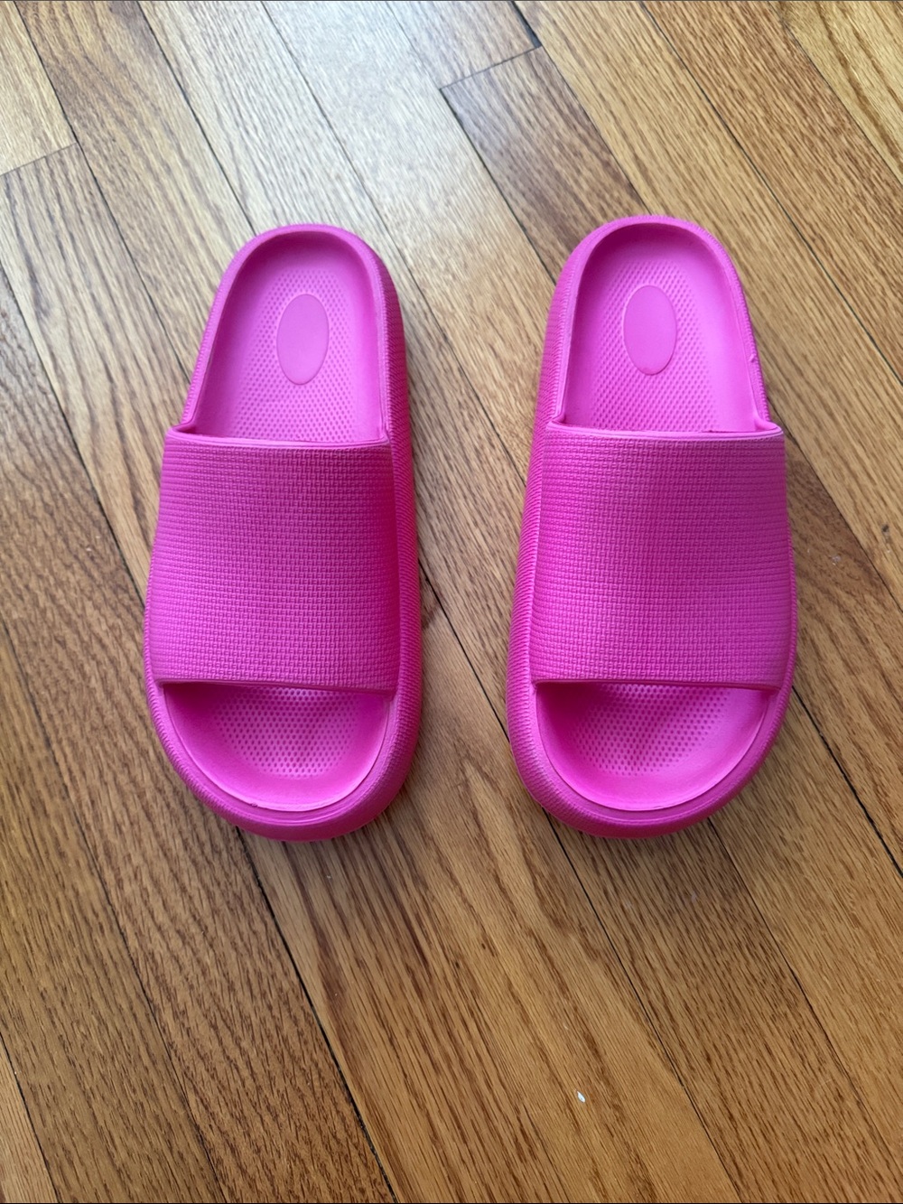 Slide Sandals for Women - Vibrant Pink